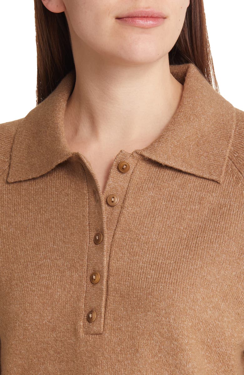 Treasure & Bond Cotton Blend Polo Sweater, Alternate, color, 