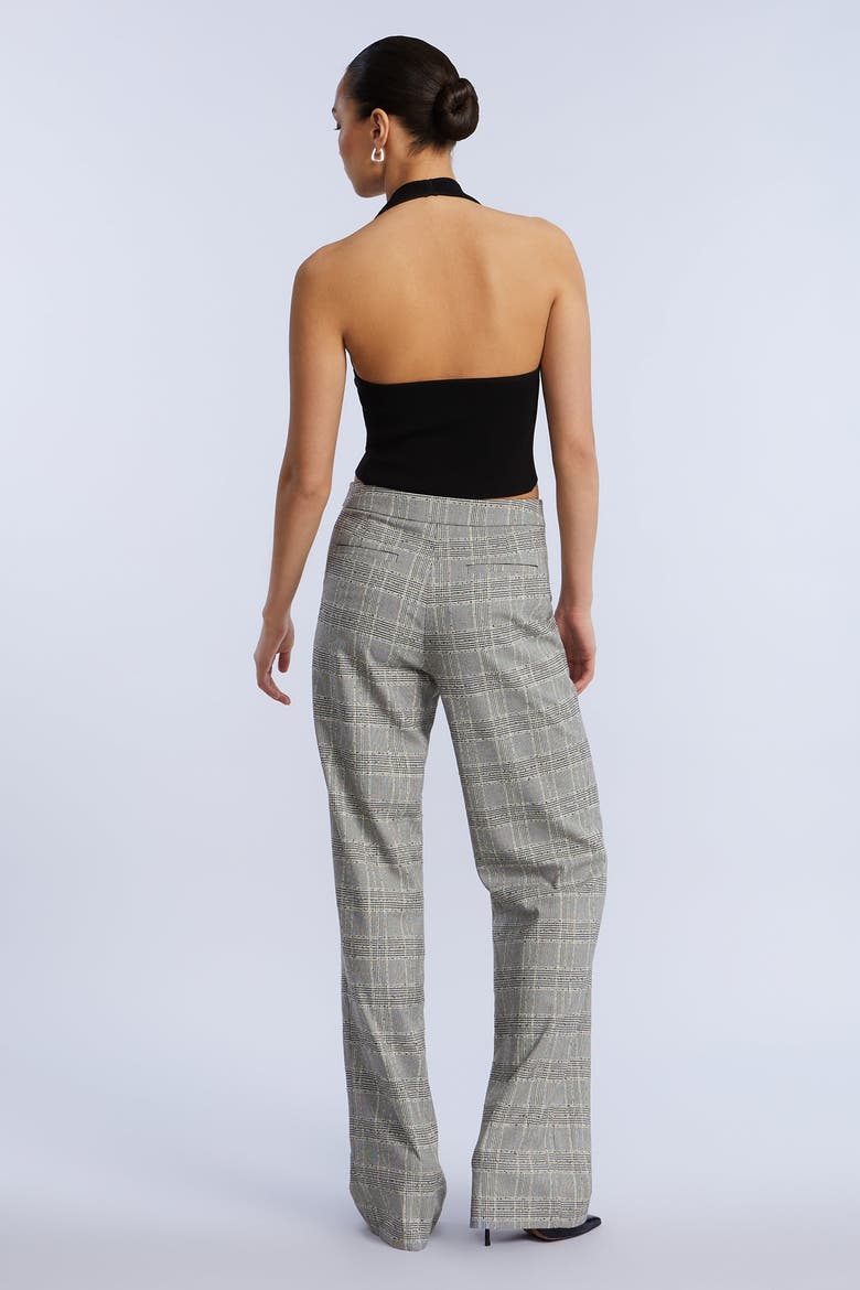Glen Plaid Pant, Alternate, color, BLACK/WHITE