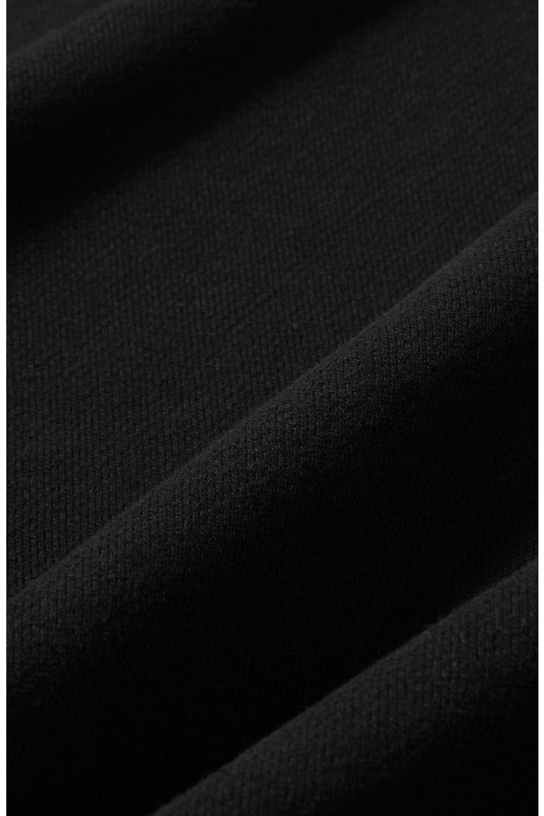 Studio Fleece Wide Leg Sweatpants, Alternate, color, TOTAL BLACK/ SAIL