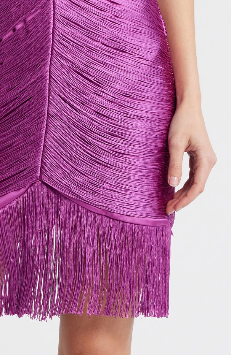 Saylor Vianne Fringe Cocktail Dress, Alternate, color,