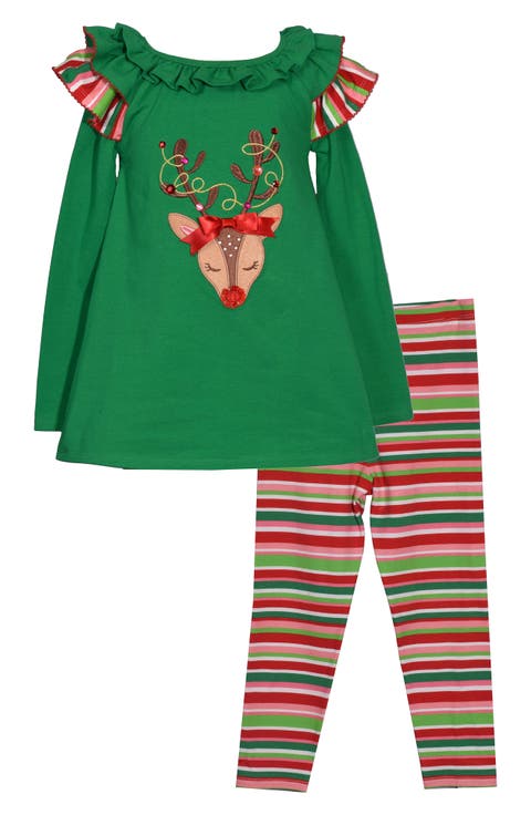 Kids' Reindeer Tunic & Leggings Set (Little Kid)
