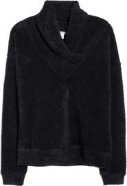 Splendid Rowan Fuzzy Cowl Neck Sweater