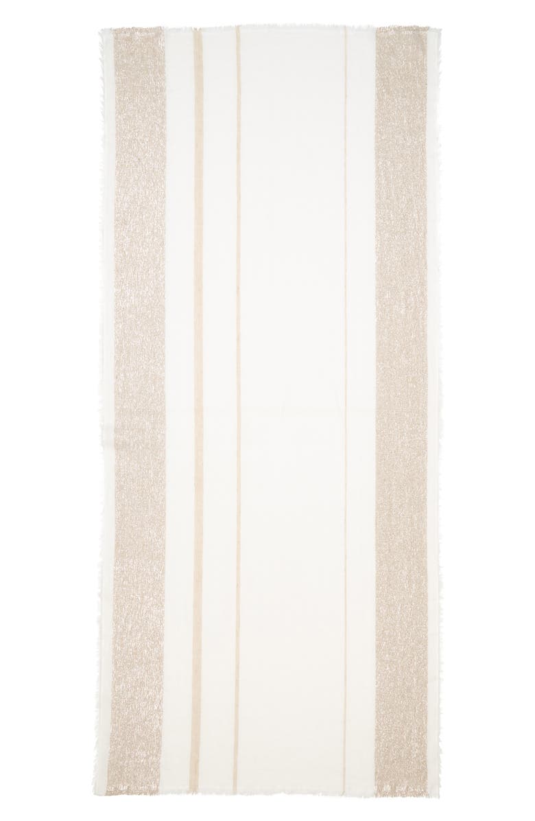 JANE CARR The Solitaire Metallic Long Scarf, Alternate, color, 