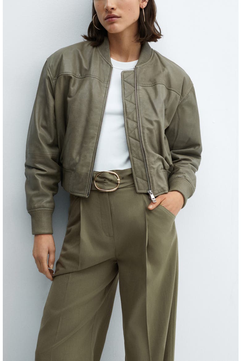 Angie Belted Wide Leg Pants, Alternate, color, BEIGE - KHAKI