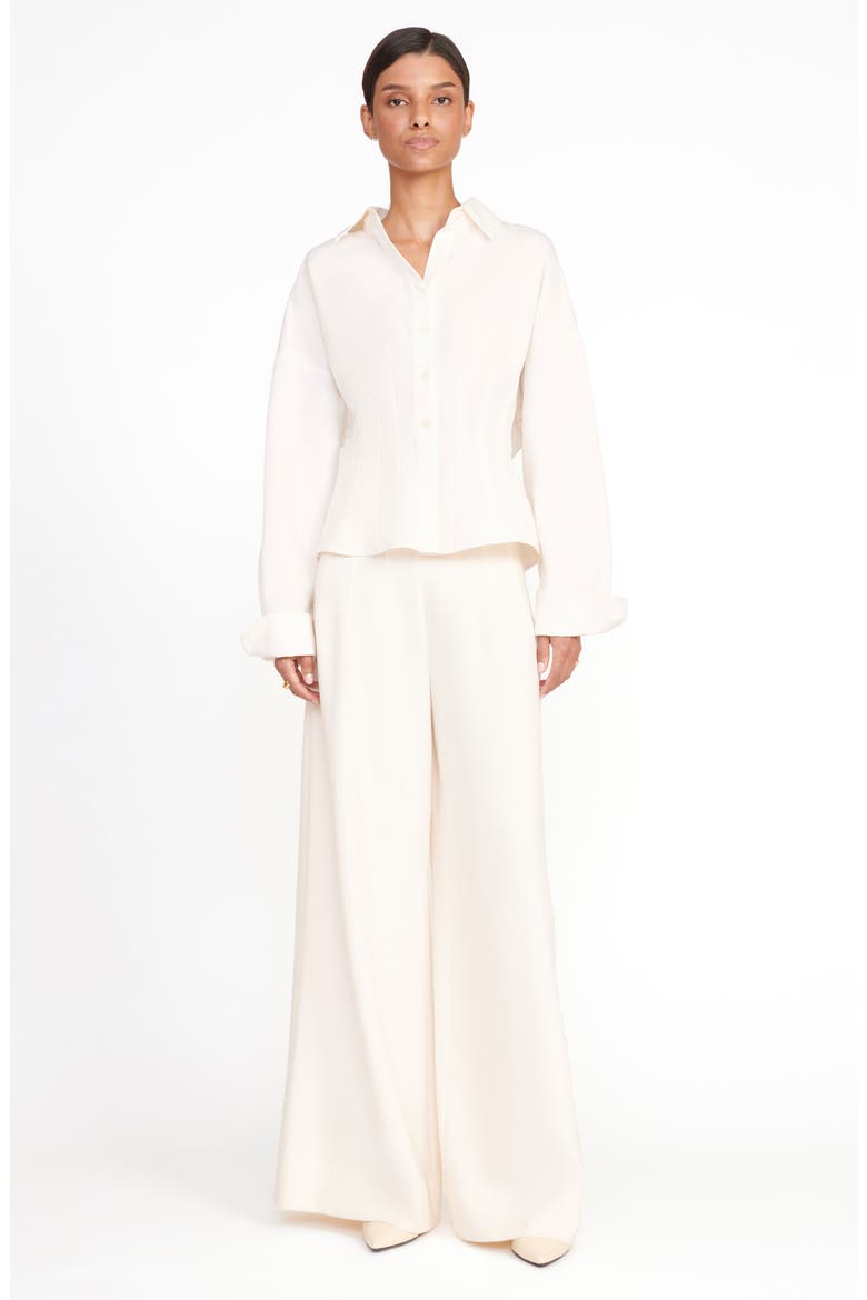 Ophelia Woven Shirt, Alternate, color, IVORY