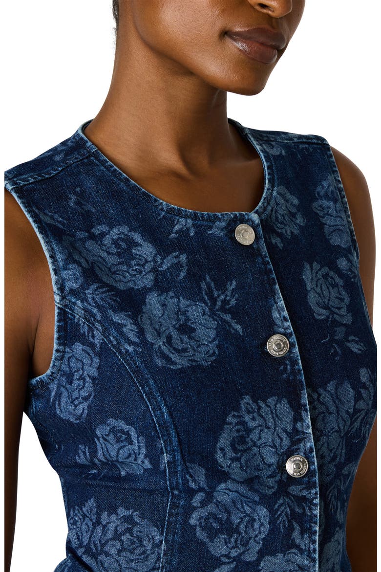 floral dress with denim vest Amazon.com: Bonnie Jean Girl's Dress