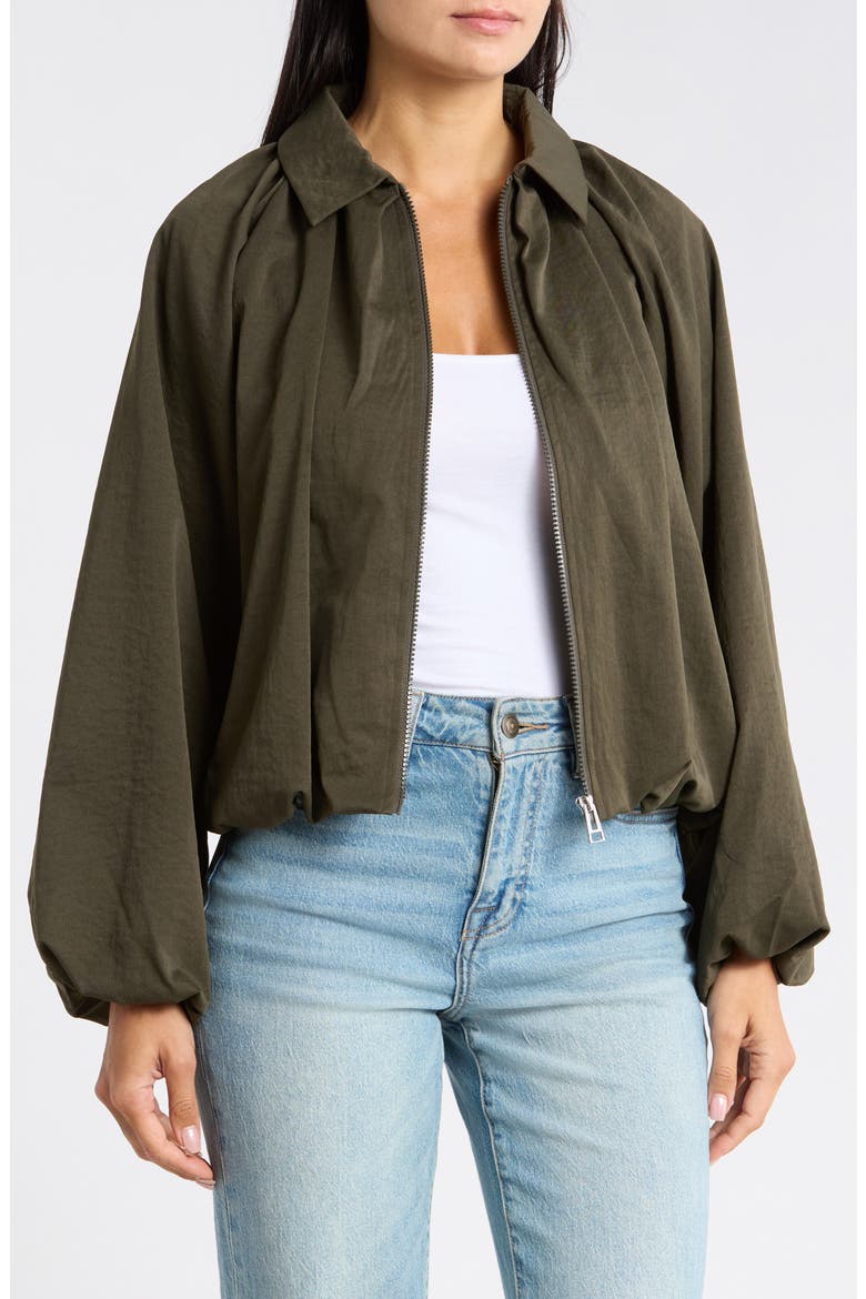 Bubble Jacket, Main, color, OLIVE