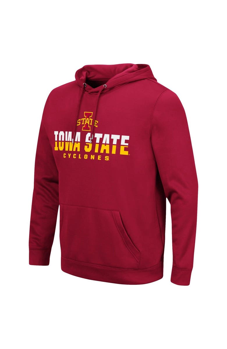 COLOSSEUM Men's Colosseum Cardinal Iowa State Cyclones Lantern Pullover Hoodie, Alternate, color, Cardinal