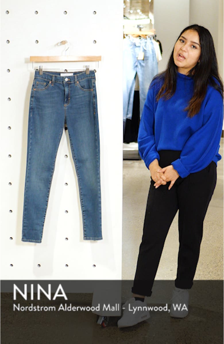 Leigh High Waist Skinny Jeans, sales video thumbnail