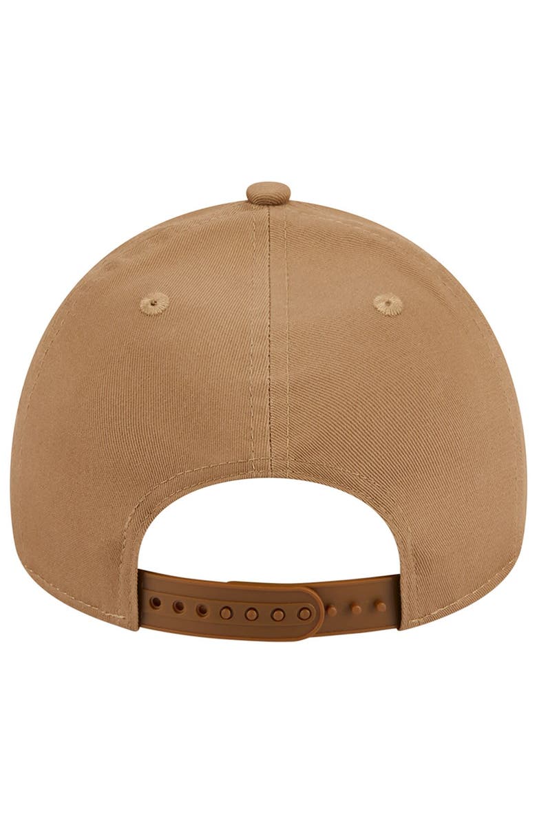 New Era Men's New Era Khaki New York Mets A-Frame 9FORTY Adjustable Hat, Alternate, color, 