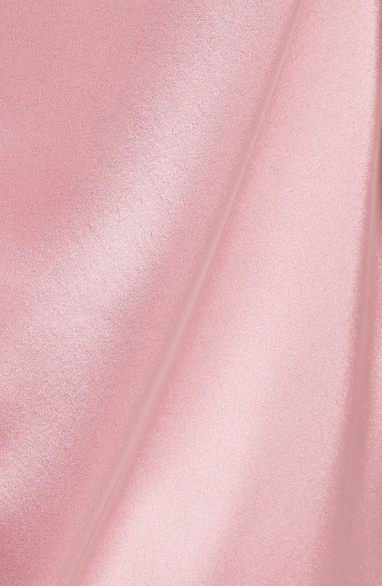 St. John Collection Pleated Liquid Satin Top, Alternate, color, 