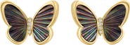 EFFY 14K Yellow Gold Diamond,Mother of Pearl Earrings