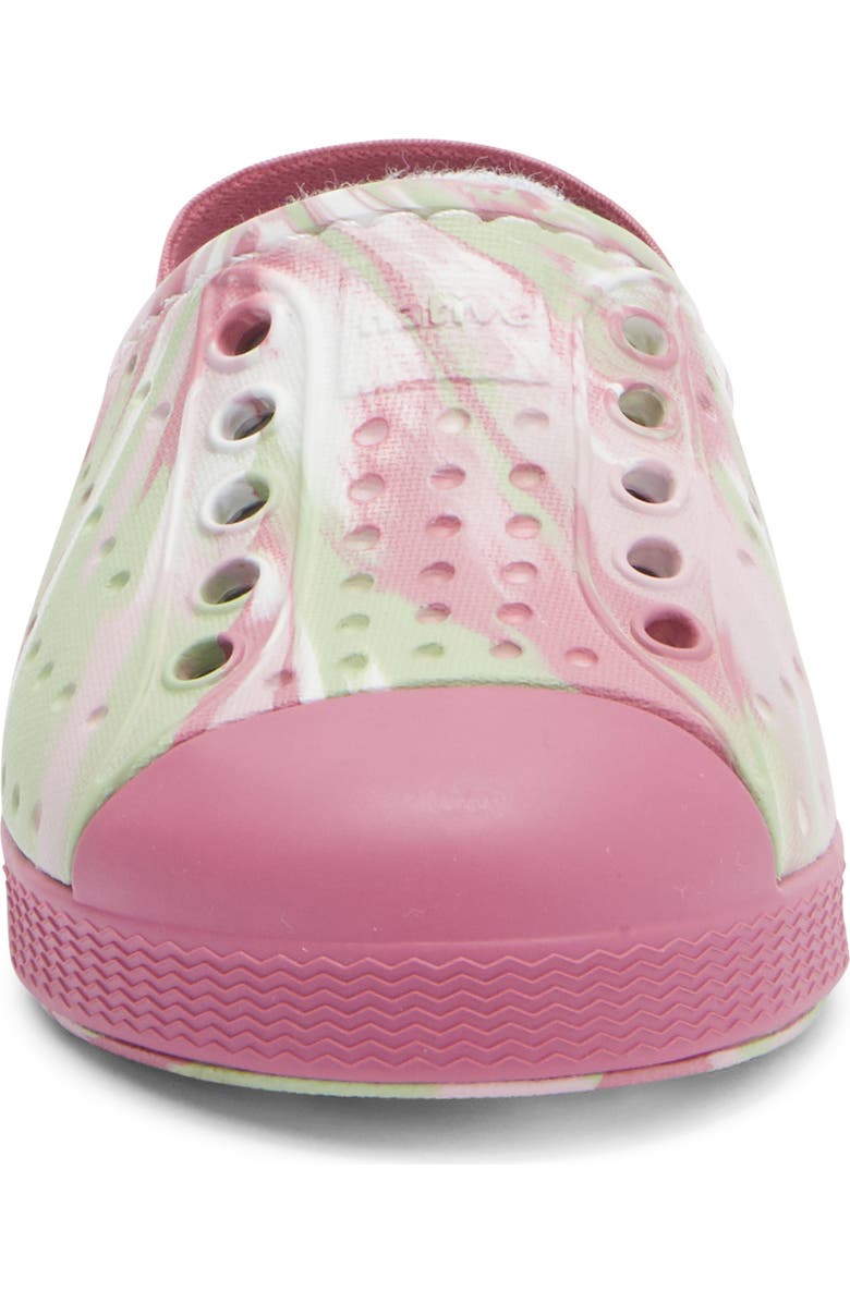 Native Shoes Kids' Jefferson French Terry Clog, Alternate, color, Twilight Pink Marble/ Pink