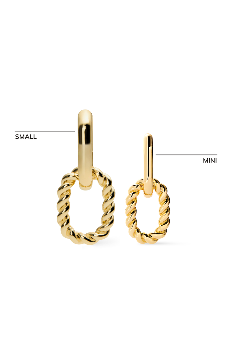Ana Luisa Gold Drop Earrings - Ash Double Mini, Alternate, color, Gold