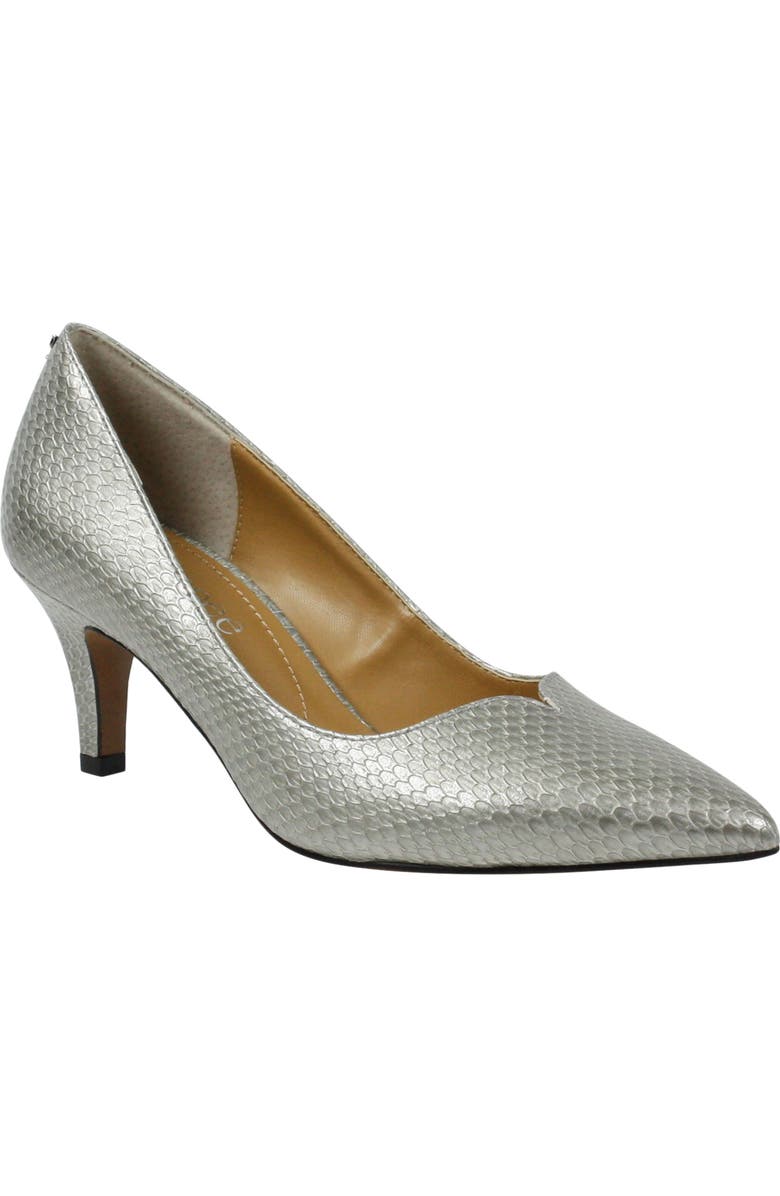 J. Reneé Abigaile Notch Pointed Toe Pump, Main, color,