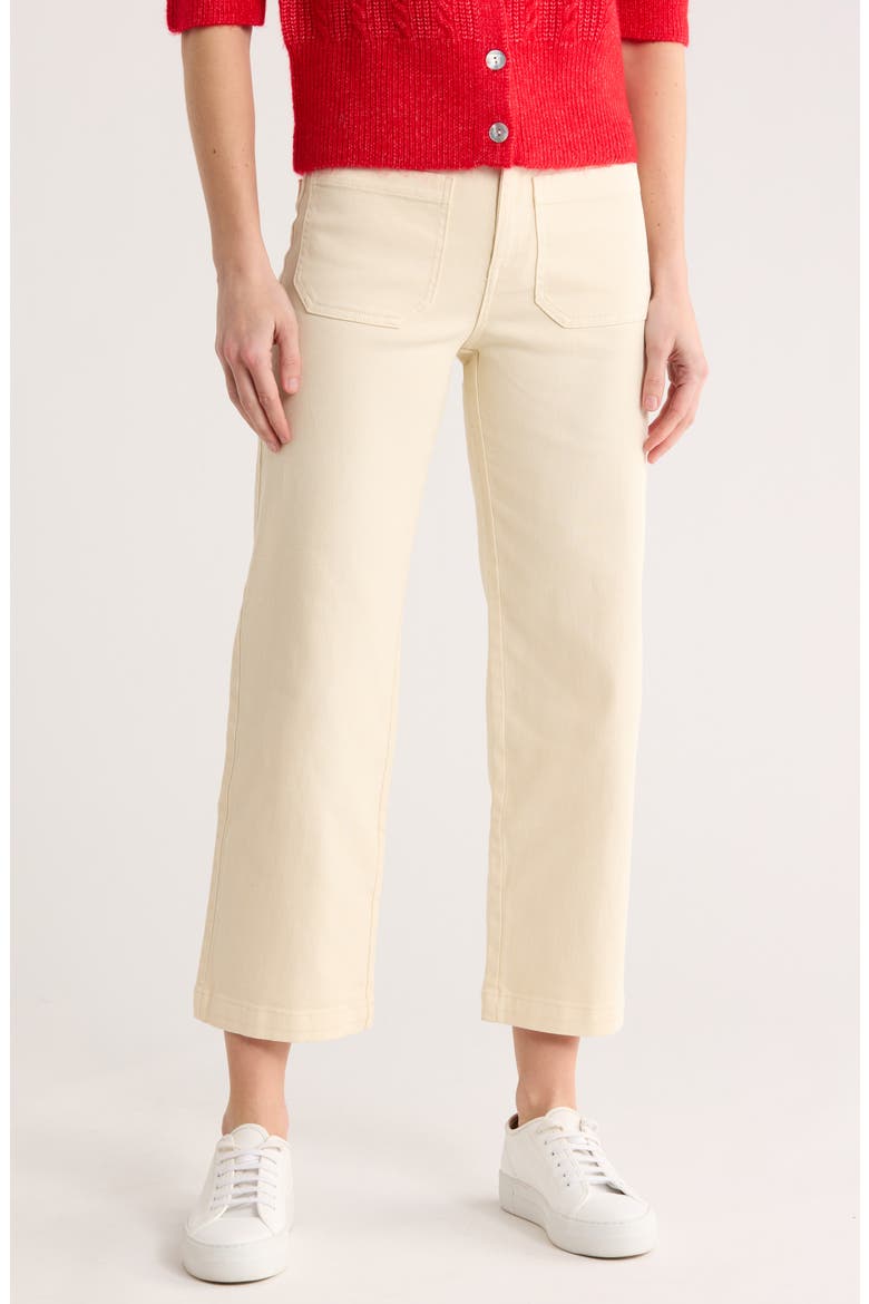 Supernova Crop Wide Leg Pants, Main, color, NEW WHITE