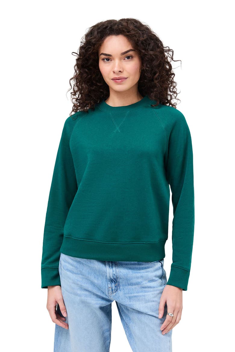 The Recycled Fleece Classic Sweatshirt, Main, color, Rainforest