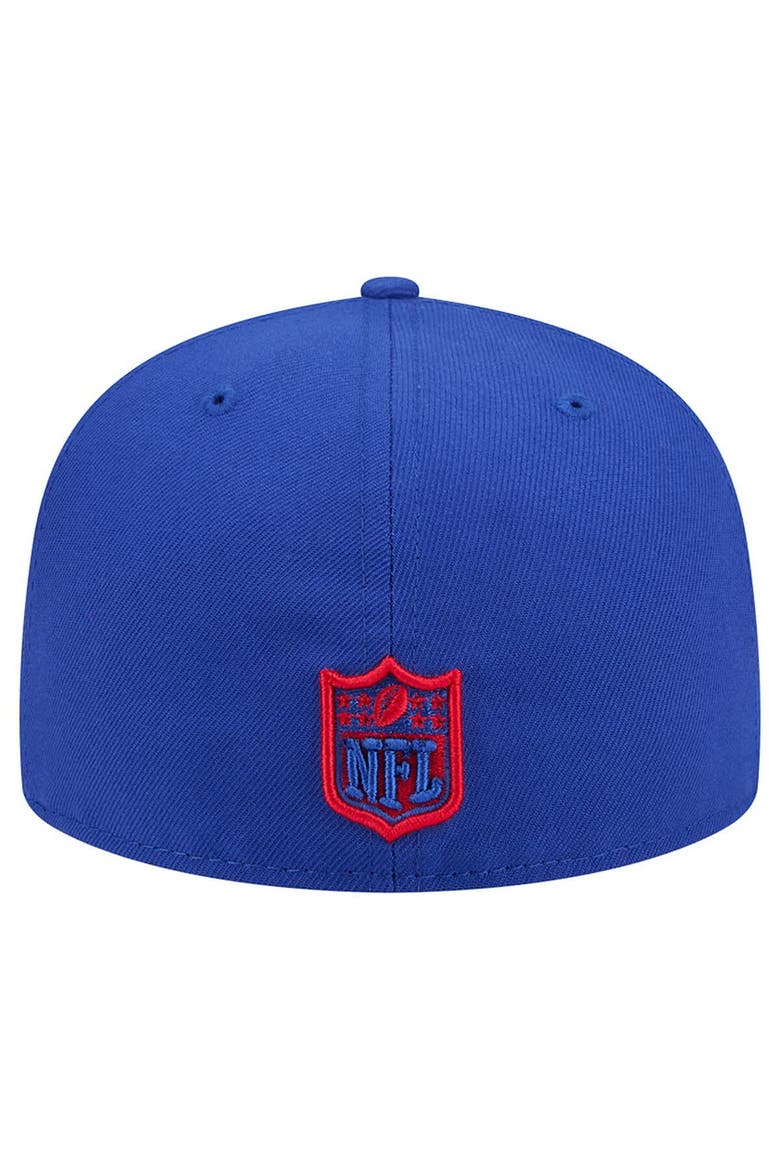Men's New Era Royal Buffalo Bills  Oversized 59FIFTY Fitted Hat, Alternate, color, Royal