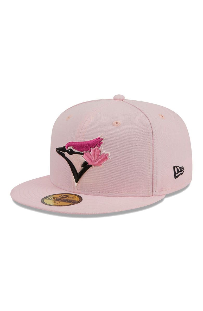 New Era Men's New Era Pink Toronto Blue Jays 1993 MLB World Series 59FIFTY Fitted Hat, Alternate, color, 