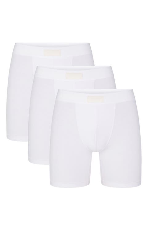 3-Pack 5-Inch Stretch Cotton & Modal Boxer Briefs (Regular & Big)
