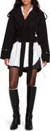 Belle & Bloom Fast Car Crop Trench Coat
