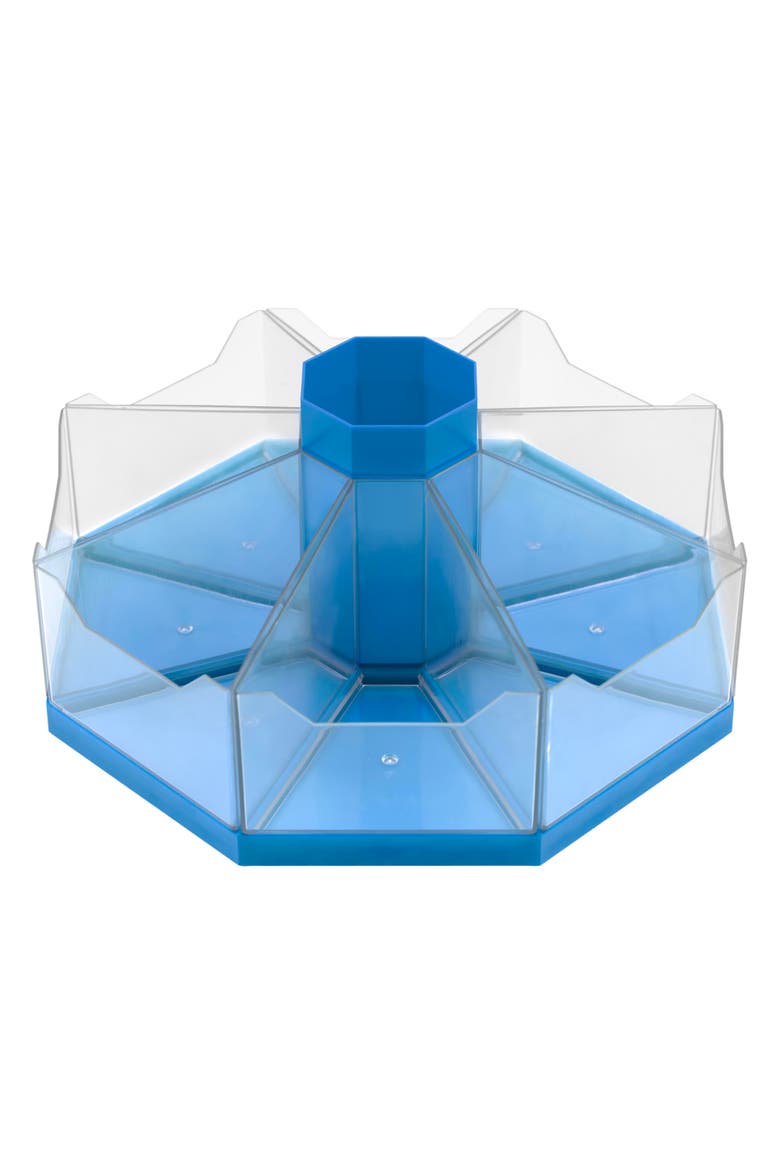 Classroom Caddie Blue 360° Spinning Organizer, 8 Trays, Main, color, Multicolored