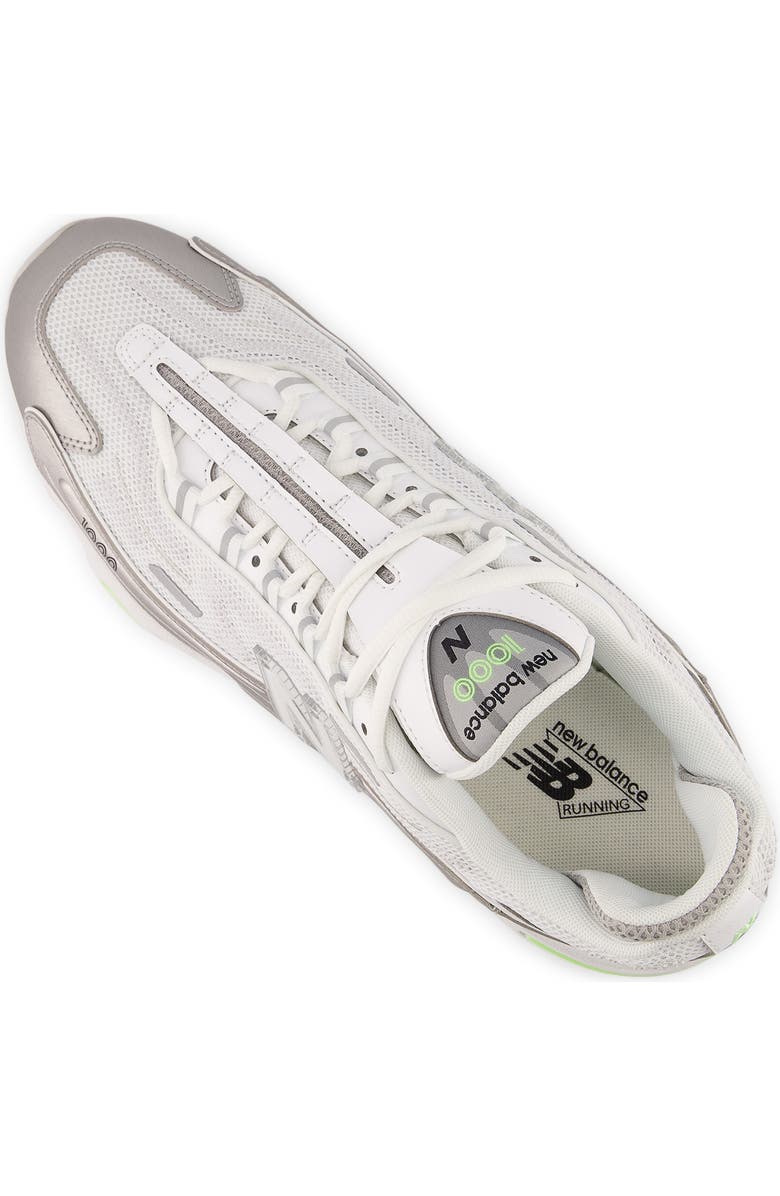 New Balance 1000D Sneaker, Alternate, color, White/ Silver Metallic