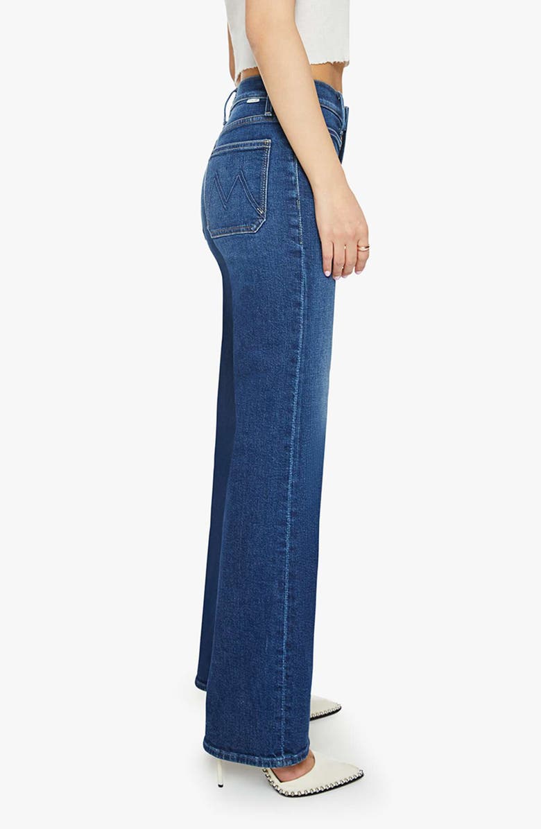 MOTHER The Lil Rambler Patch Pocket High Waist Straight Leg Jeans, Alternate, color, Made For Walking