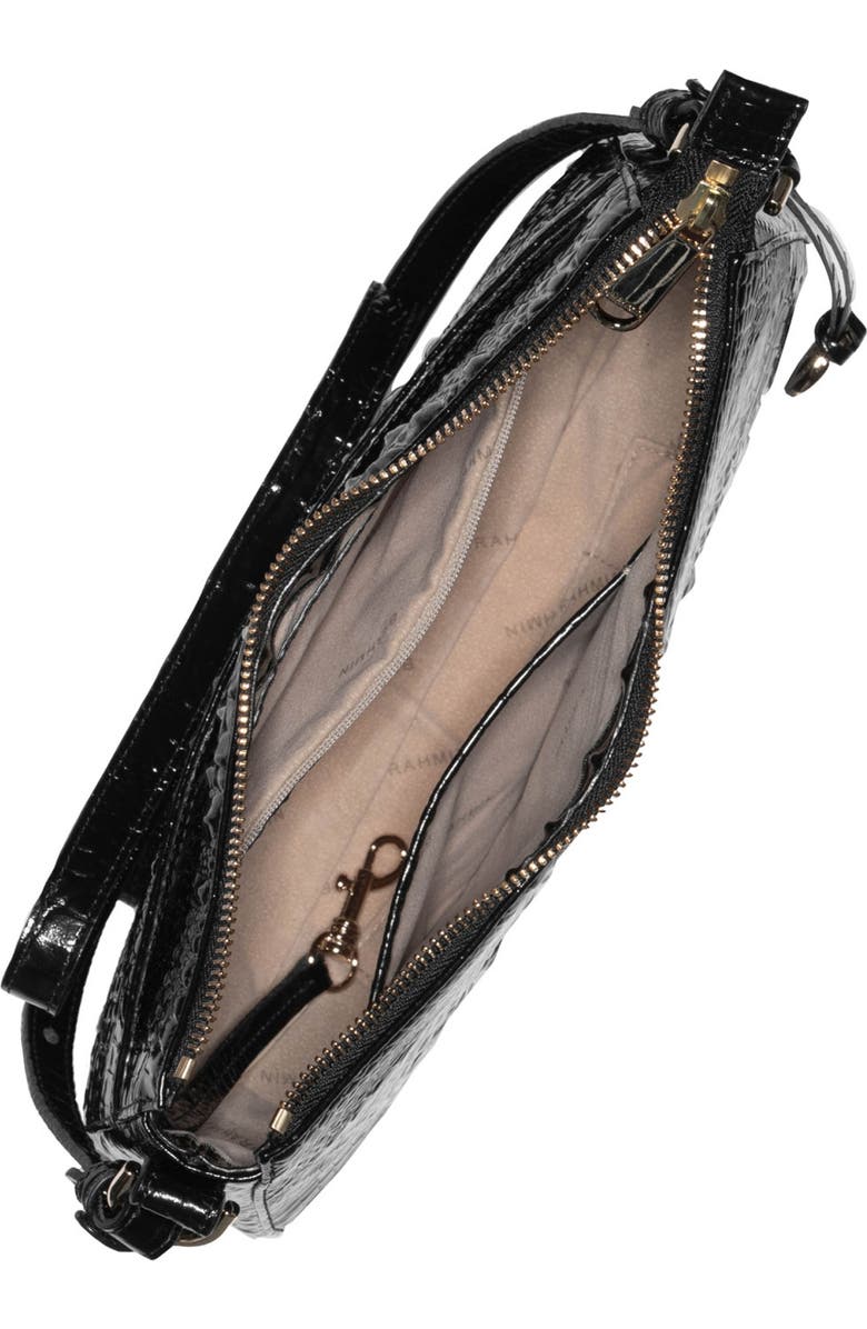 Brahmin Shayna Croc Embossed Leather Crossbody Bag, Alternate, color,