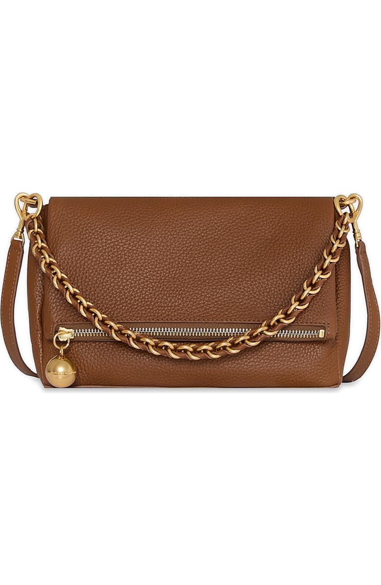 Rebecca Minkoff Foldover Flap Crossbody Bag, Main, color, Tawny
