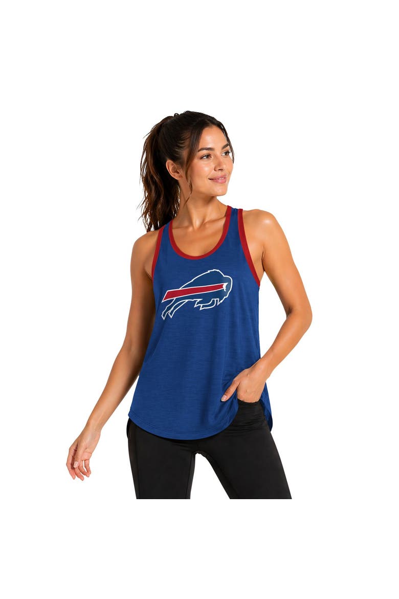 Women's G-III 4Her by Carl Banks Royal Buffalo Bills Tater II Racerback Tank Top, Main, color, Royal