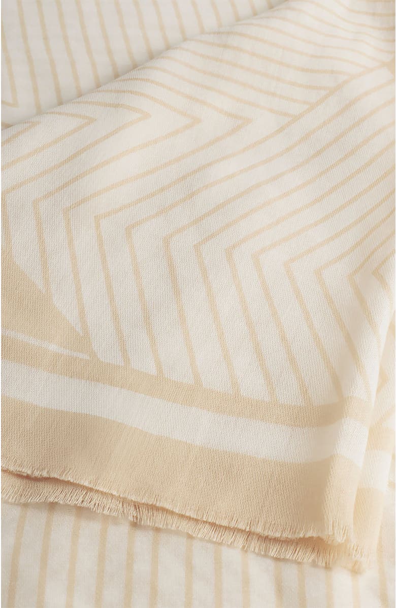 Katie Loxton Printed Scarf, Alternate, color, Geometric Lines