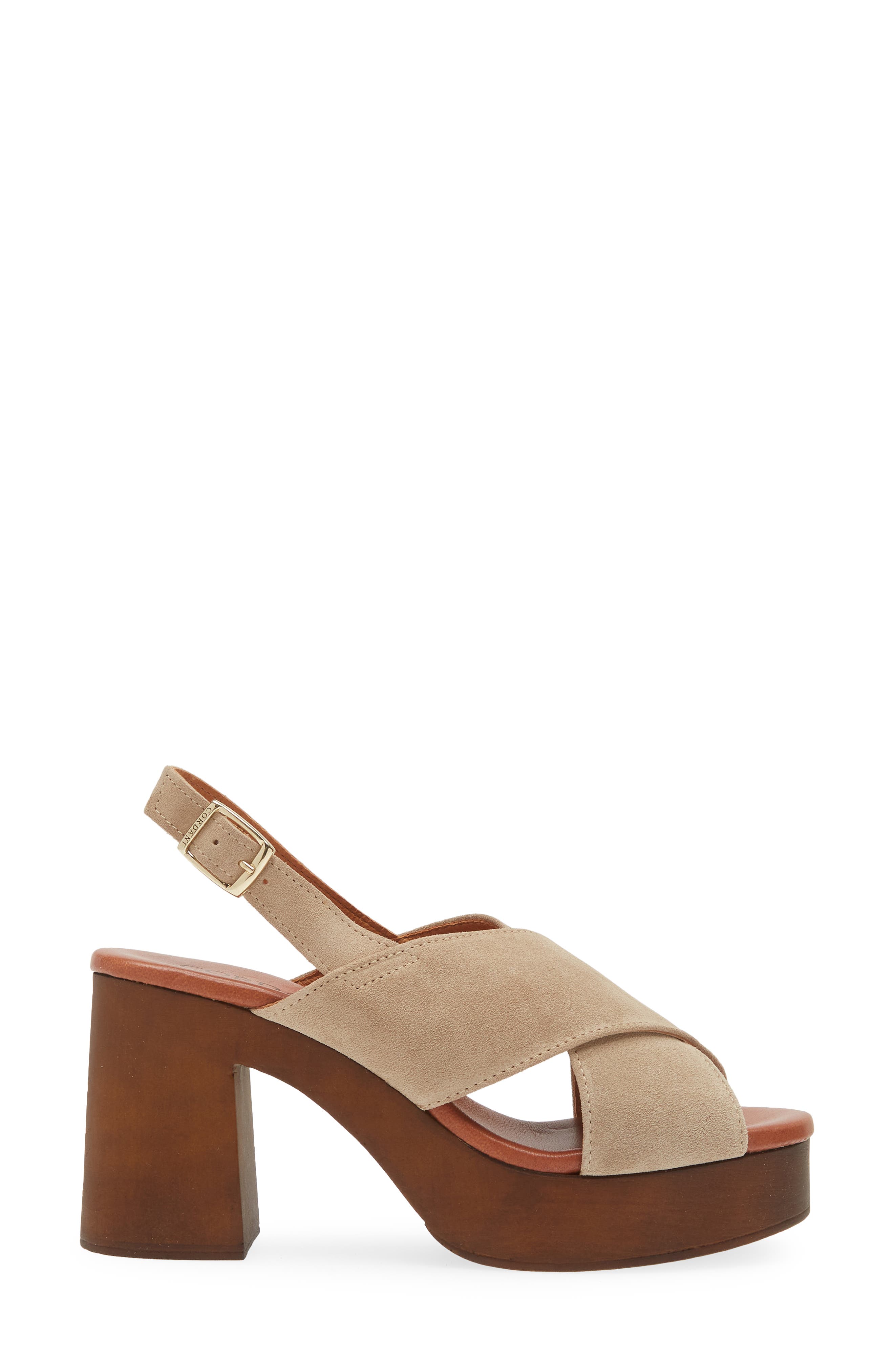 Cordani Wendy Slingback Platform Sandal, Alternate, color, Crosta Pelle Corda