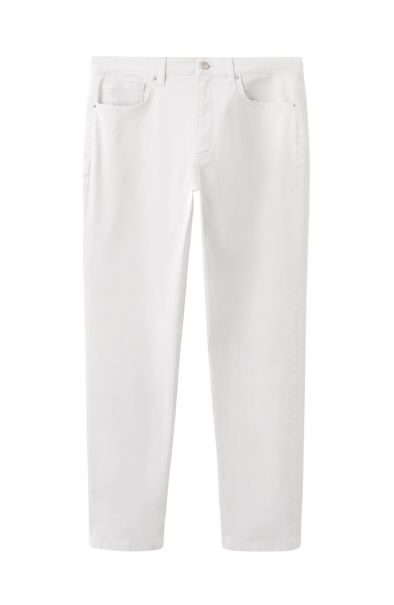 MANGO Regular Fit Straight Leg Jeans, Alternate, color, Ice Grey