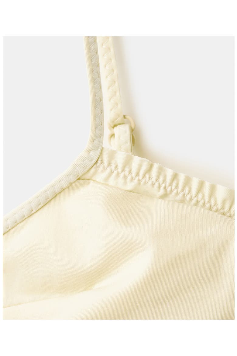 Draped Bikini Top, Alternate, color, ECRU