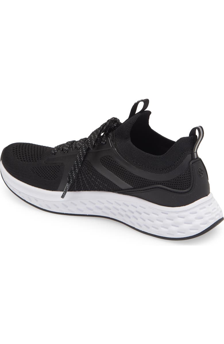 Zella Lifestyle Lace-Up Knit Sneaker, Alternate, color,