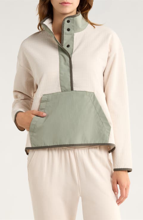 Gridback Fleece Lined Pullover