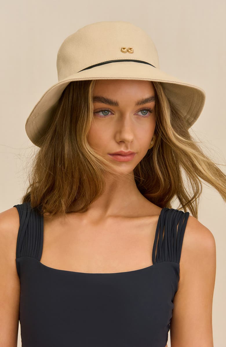 Cult Gaia Maddie Bucket Hat, Alternate, color, Beach