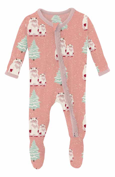 Yeti Print Fitted One-Piece Pajamas