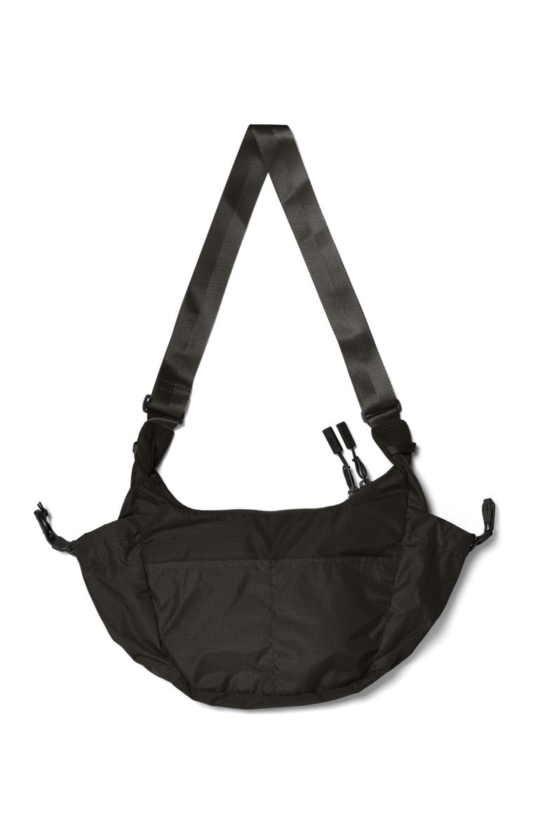 Baboon to the Moon Crescent Crossbody, Alternate, color, Black