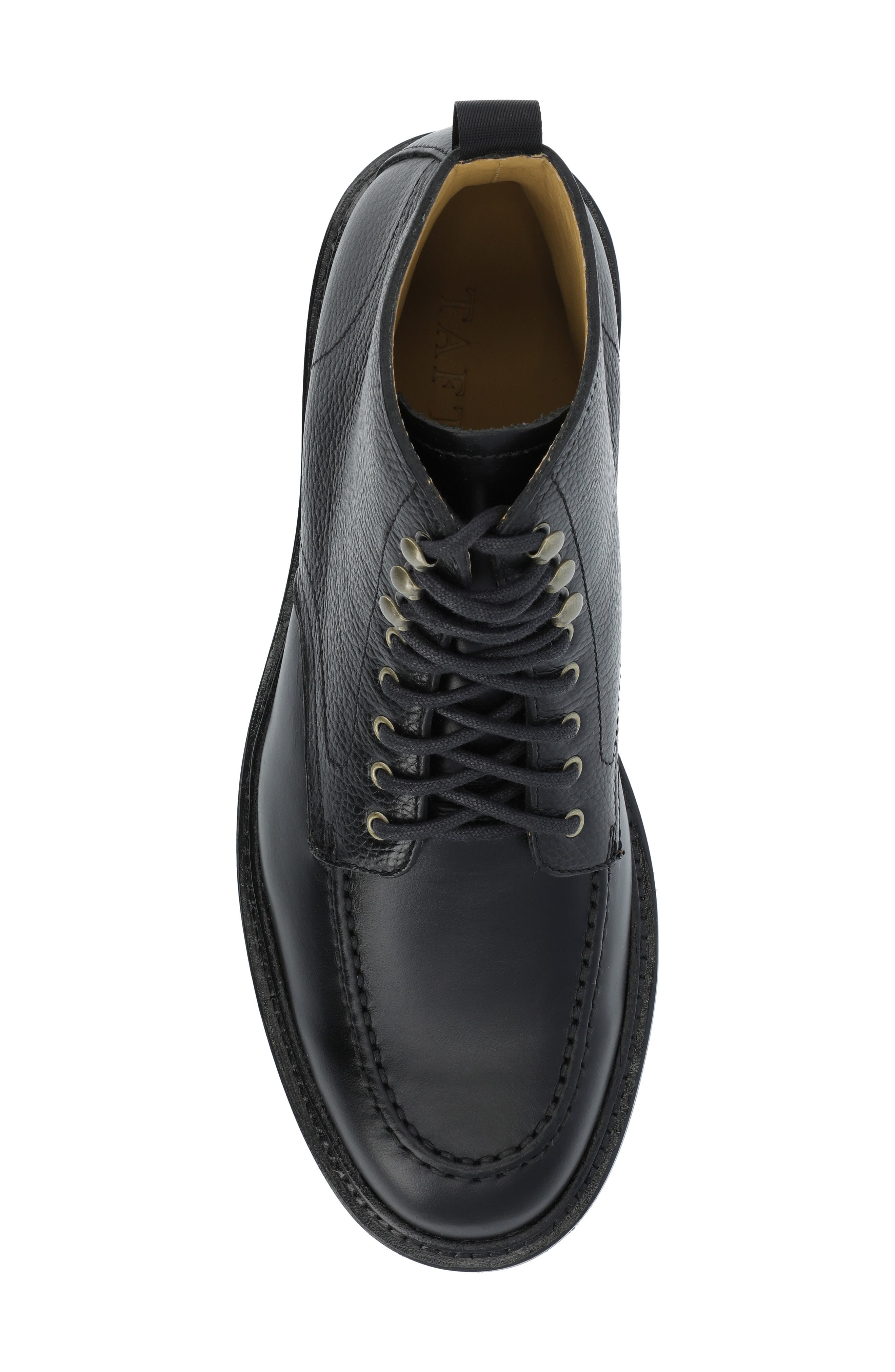 TAFT The Darcey Moc Toe Boot, Alternate, color, Midnight