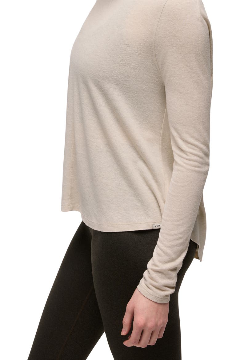 New Moon Long Sleeve T-Shirt, Alternate, color, ALMOND