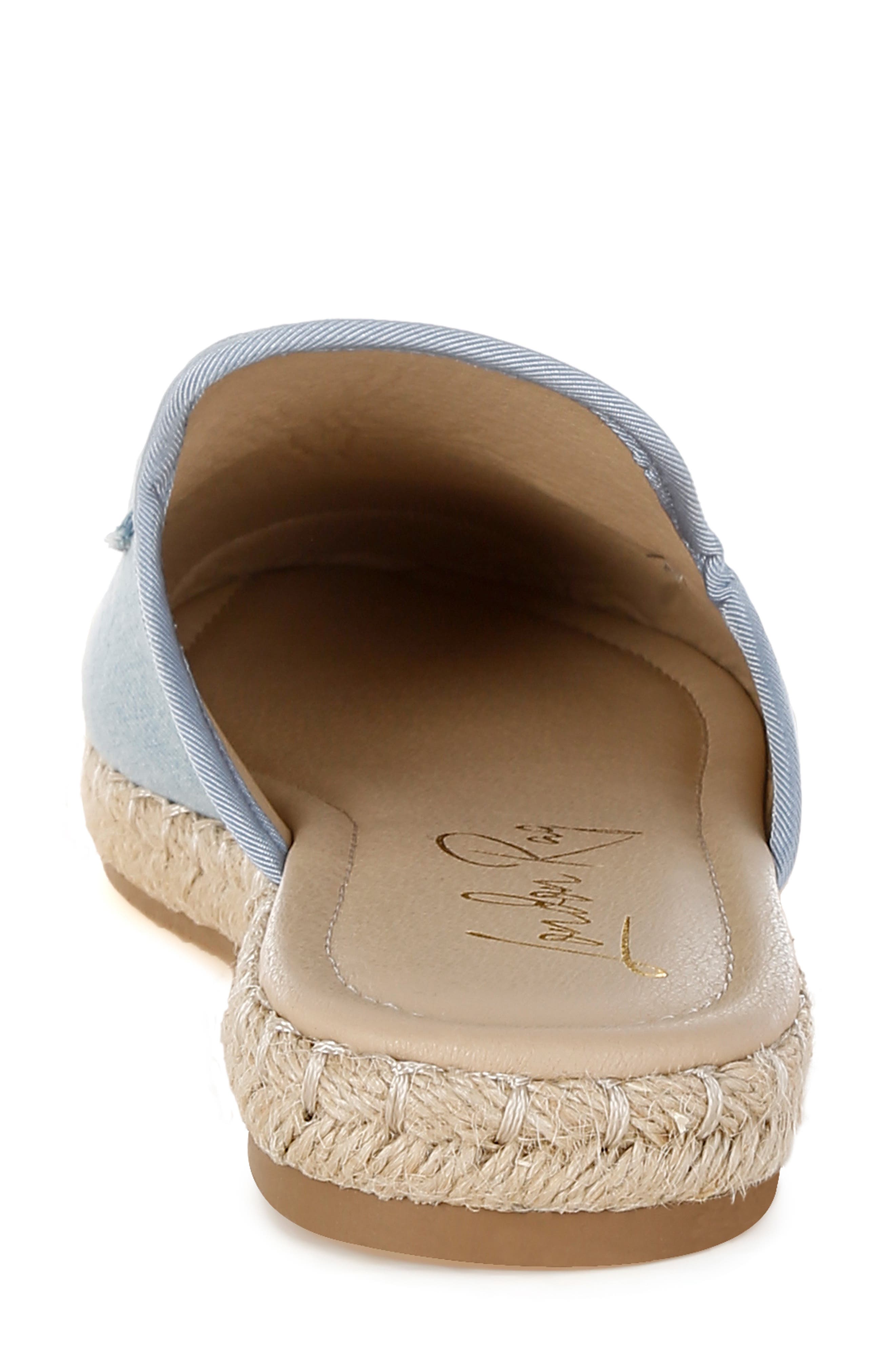 LONDON RAG Midori Bit Espadrille Mule, Alternate, color, Denim