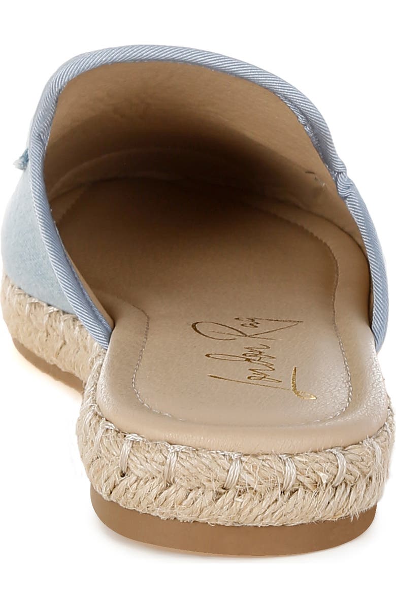 LONDON RAG Midori Bit Espadrille Mule, Alternate, color, Denim