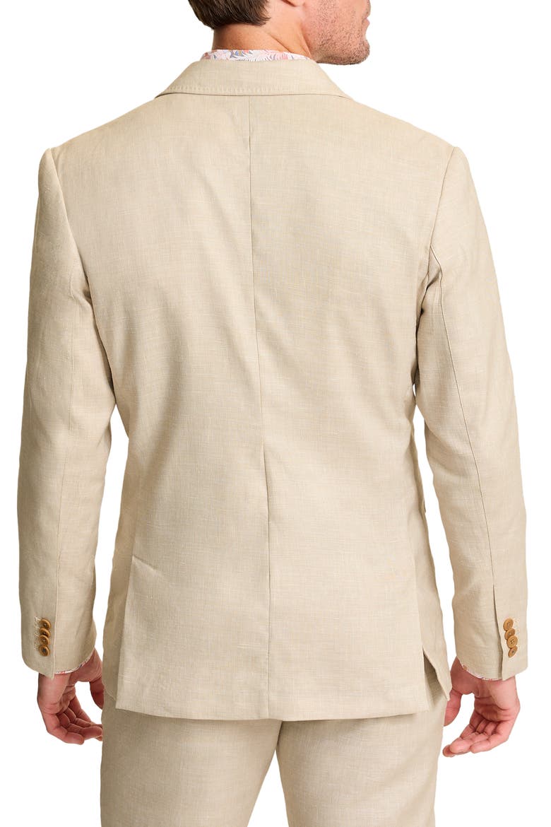 Latigo Beach Linen Blend Sport Coat, Alternate, color, STONE KHAKI