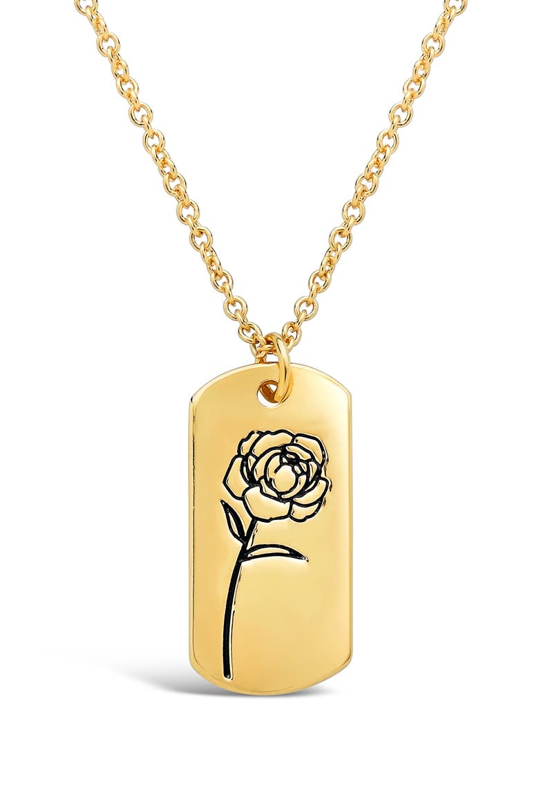 Birth Flower Pendant Necklace, Alternate, color, GOLD/ SEPTEMBER
