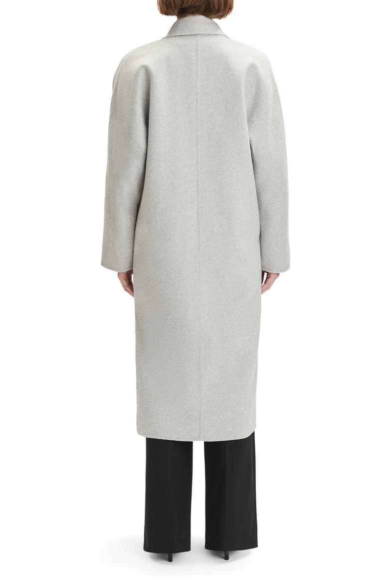 The Luca Wool Blend Double Breasted Coat, Alternate, color, LIGHT GRAY