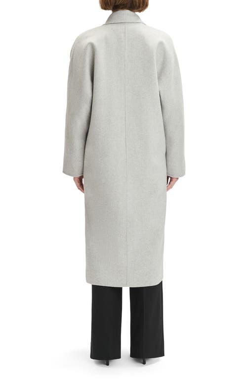 Favorite Daughter The Luca Wool Blend Double Breasted Coat In Gray