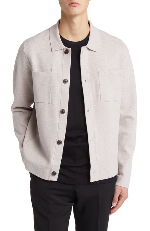 Forester Knit Button-Up Shirt Jacket
