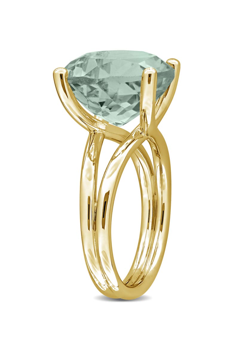 Green Quartz Heart Ring, Alternate, color, GREEN